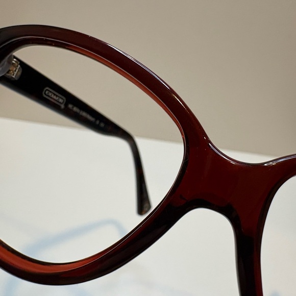 FRAMES ONLY-COACH HC8074 (L065 Robyn) 5147/68 (Burgundy/Dark Tortoise) 51•15•135 main image 4